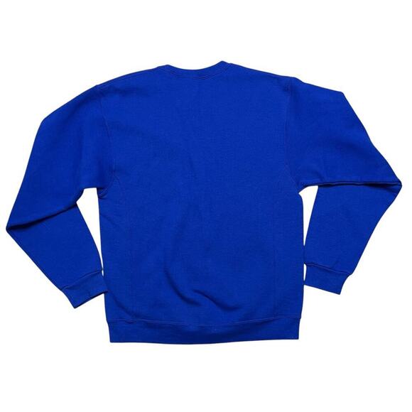 Vintage Russell Athletics Blank Blue Crewneck Sweater - M - Picture 2 of 6